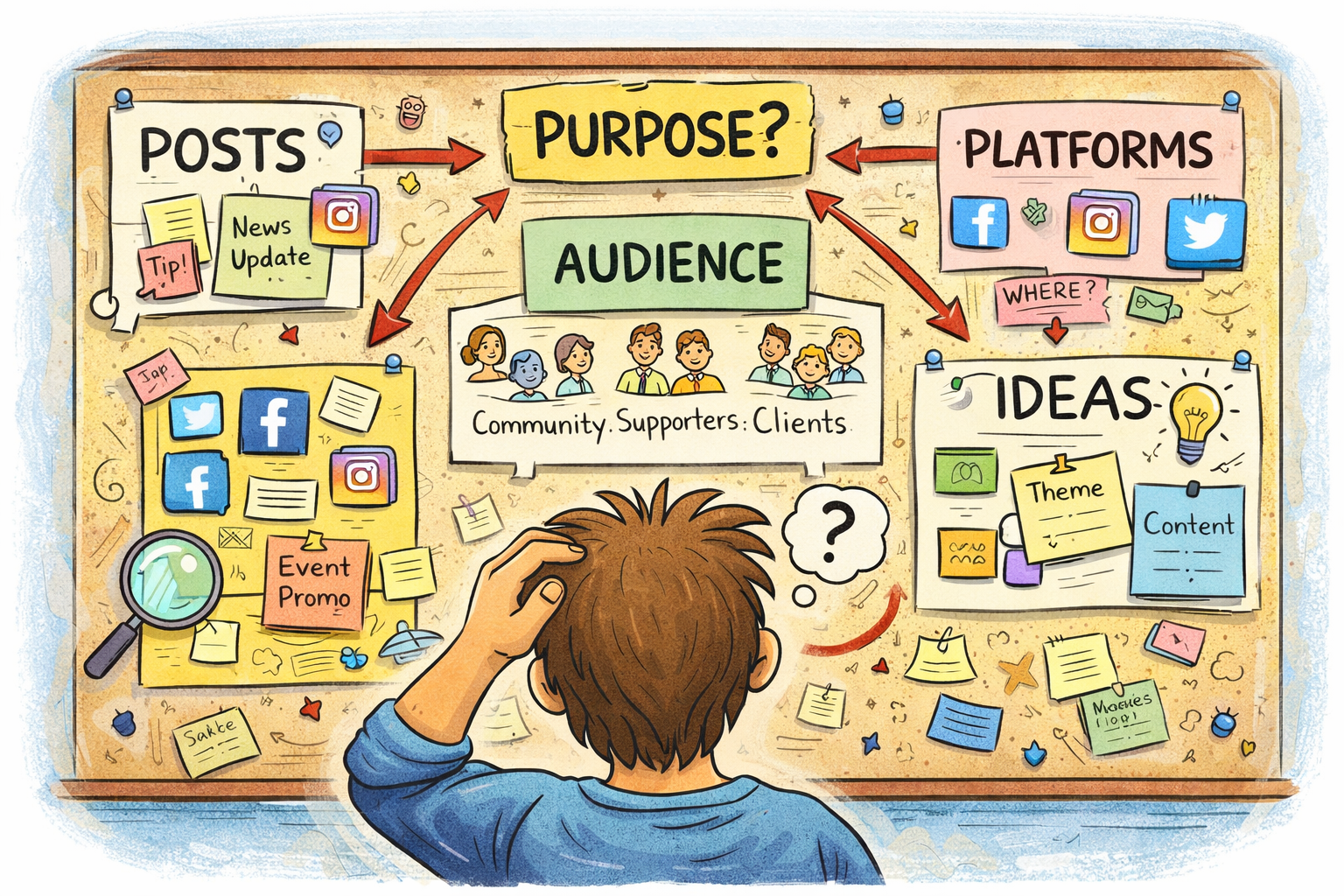 Social media strategy planning