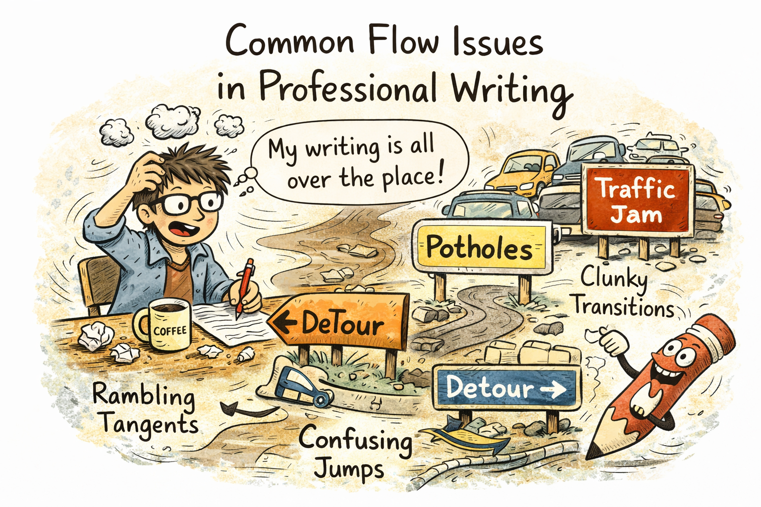 Common Flow Issues in Professional Writing
